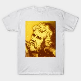 Epictetus Golden Portrait | Epictetus Artwork 8 T-Shirt